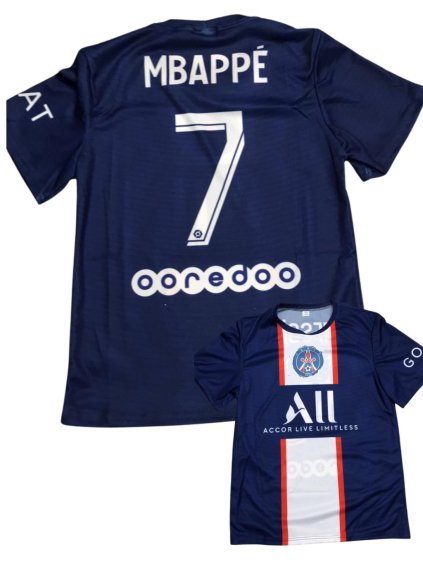 Chlapecký Fotbalový dres paris saint-germain Mbappé 7 - 282327 (Barva Modrá, Velikost S)