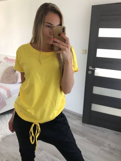 Tričko klasik 3/4 krátký rukáv dámské (uni S/M/L) ITALSKá MóDA IM520029/DR
