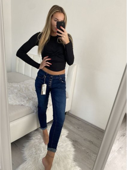 Kalhoty Rifle jeans dámské (S-XL) ITALSKá MóDA IM522819638JC305/DR