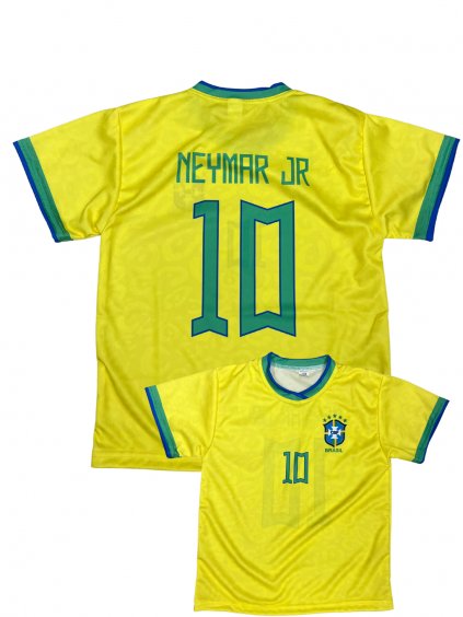 Chlapecký Fotbalový dres Brazílie Neymar 10 - 284883 (Barva žlutá, Velikost S)