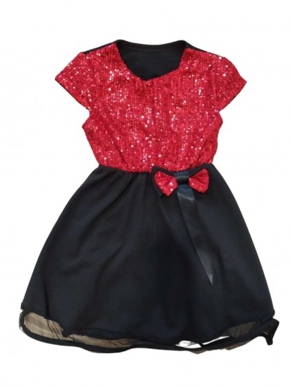 Dívčí šaty vánoční HKW22002