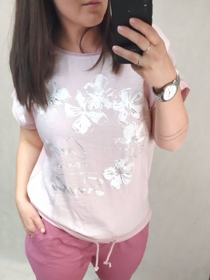 Tunika se zavazováním krátký rukáv dámská nadrozměr (2XL/3XL ONE SIZE) ITALSKÁ MODA IM422420 (Velikost 2XL/3XL, Barva bílá)