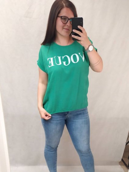 Tunika oversize zavazovací bavlněná krátký rukáv dámská nadrozměr vogue (L/XL/2XL ONE SIZE) ITALSKÁ MÓDA IM722071/DR (Velikost XL/2XL, Barva tyrkysová)