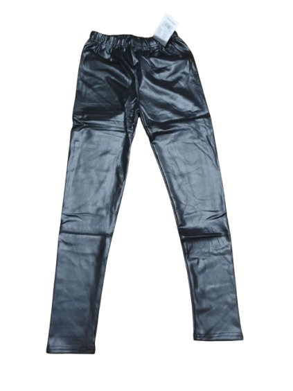 Legíny zateplené EKO koženkové dlouhé dámské nadrozměr (S/M-2XL/3XL) MIEGO MIE22033/DR