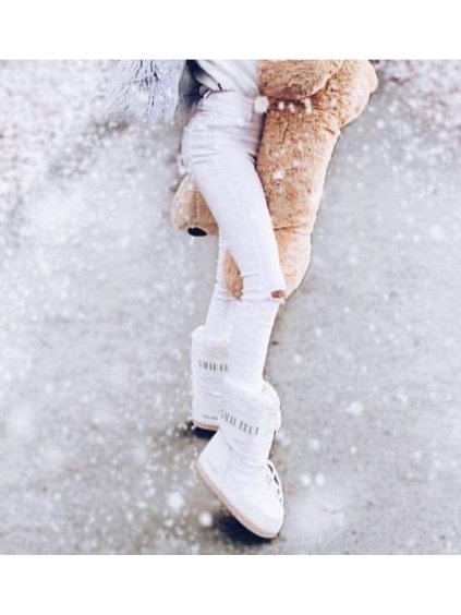 Rifle jeans kalhoty skinny dámské (xs-l/bílá) KISS PINK IM919LG825-10/DR (Velikost M, Barva bílá)