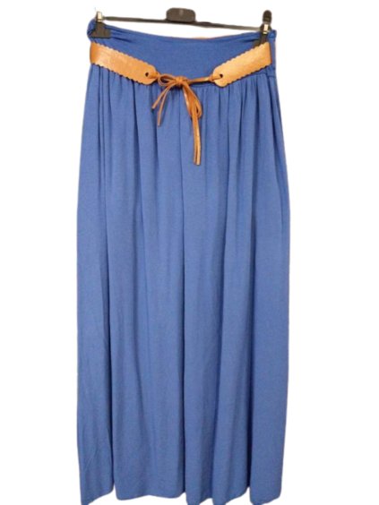 Sukně dlouhá dámská LEILA (S/M/L ONE SIZE) ITALSKÁ MÓDA IM722063/DUR (Velikost S/M/L, Barva béžová)