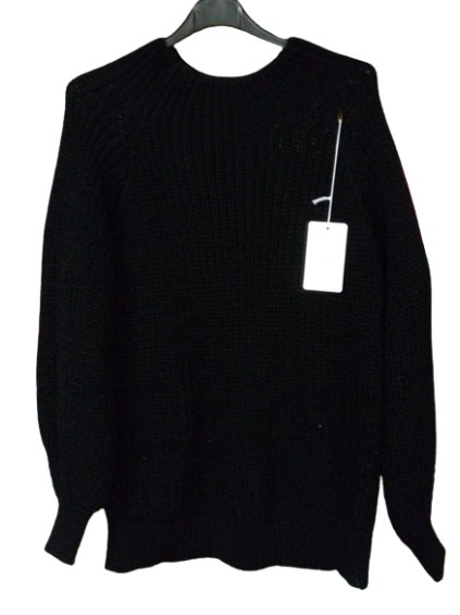 Svetr oversize pletený se stojáčkem dlouhý rukáv dámský (S/M ONE SIZE) ITALSKÁ MÓDA IMM22VN22738/DU (Velikost S/M/L, Barva fialová)