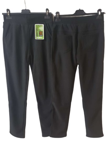 Legíny teplé s kožíškem thermo dlouhé dámské (m-3xl) AMZF AMZF22LM9701/DU