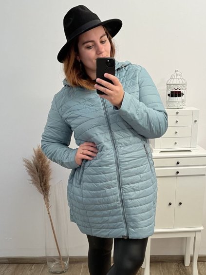 Bunda prošívaná s kapucí nadrozměr (5XL-9XL) Victoria rossi ELR22ROSSi22-10