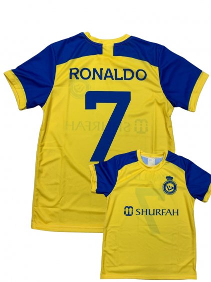 Chlapecký Fotbalový dres Al-Nassr FC Ronaldo 7 - 289845 (Barva žluto-modrá, Velikost S)