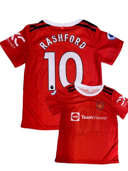 Chlapecký Fotbalový dres Manchester United Rashford 10 - 290391 (Barva červená, Velikost XXL)
