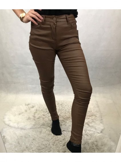 Kalhoty koženkové dlouhé dámské (XS-XL) GOURD MA620GD6391-14/DU