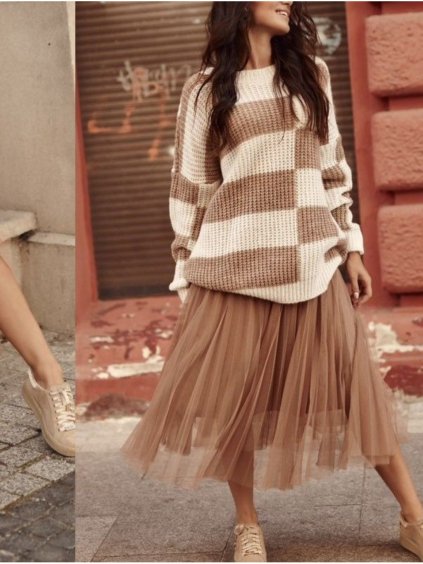 Sukně dlouhá tylová dámská (S/M ONE SIZE) ITALSKÁ MÓDA IMWAA22504/DU (Velikost S/M/L, Barva Černá)