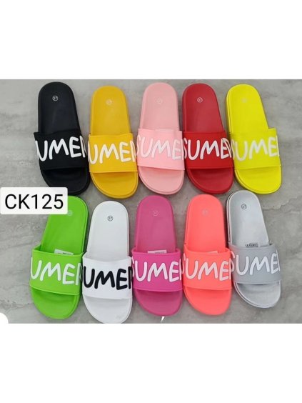 Pantofle dámské (36-41) WSHOES OBUV OB220CK125 (Velikost 36, Barva bílá)