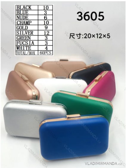 Kabelka psaníčko dámské (ONE SIZE) ITALSKÁ MÓDA IMPFB233605/DU (Velikost ONE SIZE, Barva bílá)
