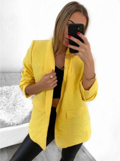 Sako dlouhý rukáv dámské (S/M ONE SIZE) ITALSKÁ MÓDA IMPLP2370040095/DU (Velikost S/M/L, Barva bílá)