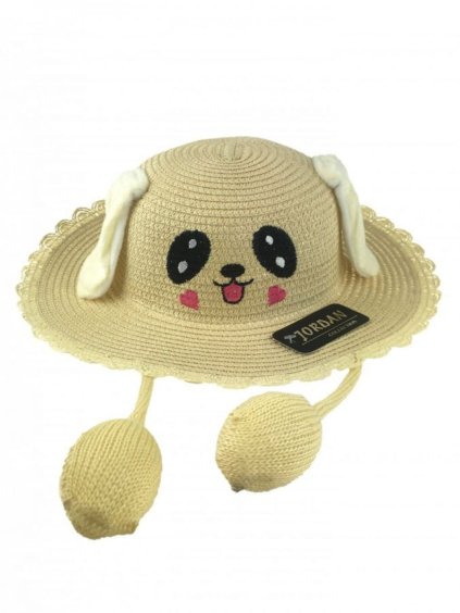 Kloubouk dětský dívčí (ONE SIZE) POLSKÁ MÓDA VER22KAP-PM-1/DR (Velikost ONE SIZE, Barva modrá)