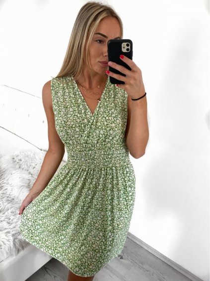 Šaty letní bez rukávu dámské (M/L, XL/2XL) AINUOSI ITALSKÁ MODA IMB23F913/DU (Velikost M/L, Barva Černá)