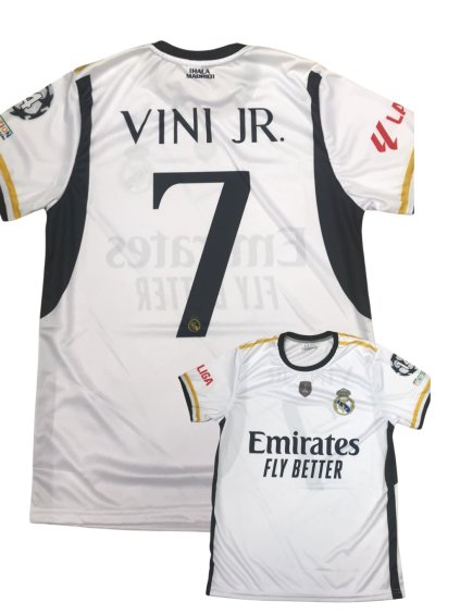 Chlapecký Fotbalový dres Real Madrid Vini JR. 7 - 297136 (Barva Bílá, Velikost L)