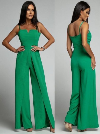 Overal dlouhý elegantní na ramínka dámský (S/M ONE SIZE) ITALSKÁ MÓDA IMWKK23919/DUR