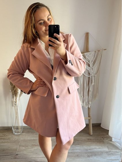Kabát flaušový dlouhý rukáv dámský nadrozměr (3XL/4XL ONE SIZE) ITALSKÁ MÓDA IMWQ233262 (Velikost 3XL/4XL, Barva Černá)