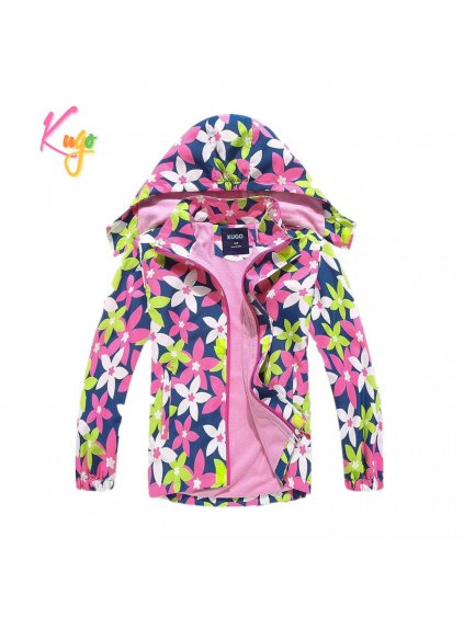 Dívčí podzimní bunda, zateplená - KUGO B2839