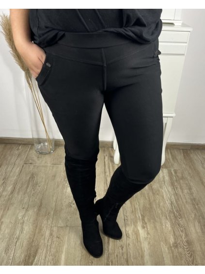 Kalhoty jeans džegíny dlouhé dámské nadrozměr (2XL/3XL,3XL/4XL,5XL/6XL, 7XL/8XL) TURECKÁ MÓDA TMWL23Z-20084/DUR (Velikost 2XL/3XL, Barva Černá)