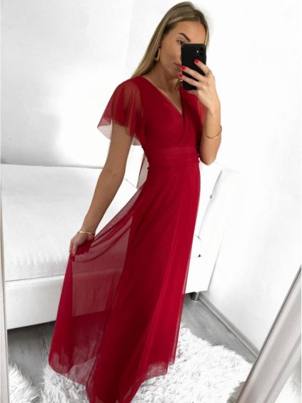Šaty společenské elegantní krátký rukáv dámské (L/XL ONE SIZE) ITALSKÁ MÓDA IMS233589XL/DU (Velikost L/XL, Barva béžová)