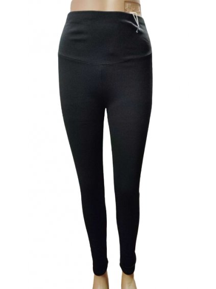 Legíny dlouhé zatepletné nadrozměrné dámské (XL,2XL,3XL,4XL) D.D. STYLE  DDS23A571/DUR (Velikost 2XL, Barva Černá)