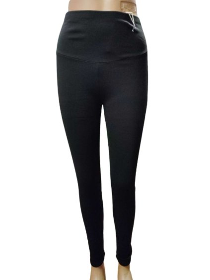 Legíny dlouhé zatepletné nadrozměrné dámské (XL,2XL,3XL,4XL) D.D. STYLE DDS23A571/DUR (Velikost 2XL, Barva Černá)