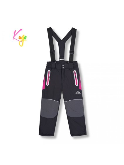 Dívčí lyžařské kalhoty, oteplené Kugo DK8230