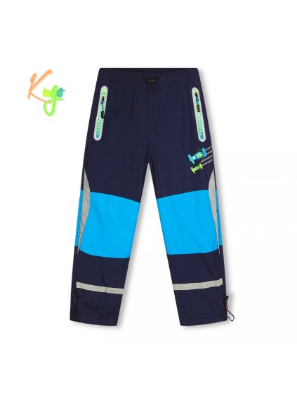 Chlapecké šusťákové kalhoty, teplé KUGO DK7127