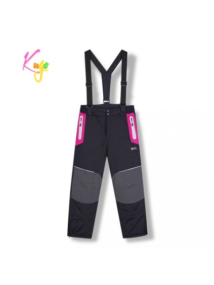 Dívčí lyžařské kalhoty, oteplené Kugo DK8231