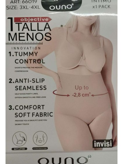 Kalhotky stahovací nadrozměr dámské (XL/2XL, 3XL/4XL, 5XL) PRA2366019/DUR (Velikost XL/2XL, Barva béžová)