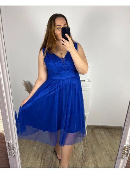 Šaty společenské  bez rukávu dámské (L/XL ONE SIZE) ITALSKá MóDA IMC23491/DR (Velikost L/XL, Barva Černá)