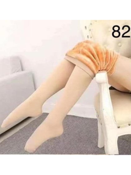 Silonky punčocháče dlouhé zateplené dámské (S/M ONE SIZE) ITALSKÁ MÓDA IMM23SC011A/DR