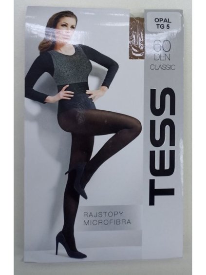 Punčocháče 60DEN dámské (158-180) TESS MICROFIRA TESS22CLASSIC-60 (Velikost 3, Barva Černá)