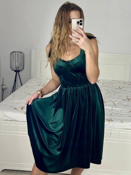Šaty elegantní na ramínka dámské (S/M ONE SIZE) ITALSKÁ MÓDA IMWGB234466/DU (Velikost S/M/L, Barva vínová)