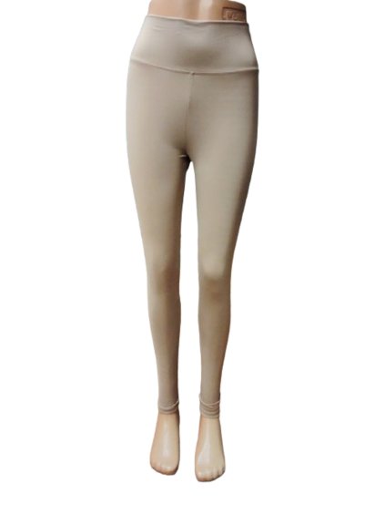 Legíny dlouhé tenké dámské (S-XL) HDM TURECKÁ MÓDA TM824H4800-2/DR (Velikost L, Barva béžová)