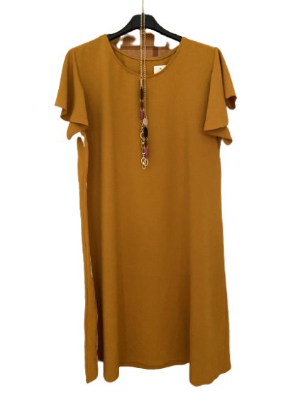 Šaty oversize krátký rukáv dámské nadrozměr (XL/2XL/3XL ONE SIZE) ITALSKÁ MÓDA IMBM23NEKLES/DU (Velikost L/XL, Barva Černá)