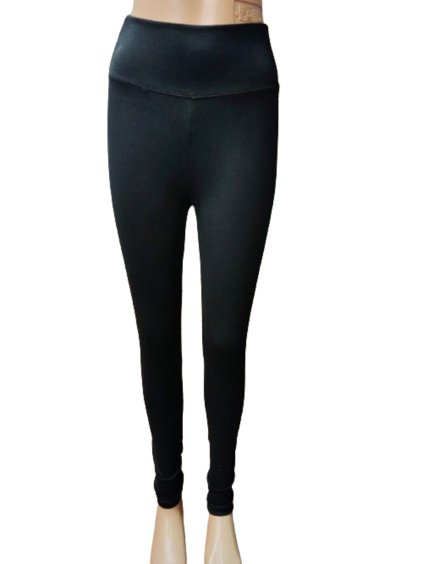 Legíny dámské dlouhé slabě nadrozměr  (2XL,3XL,4XL) TURECKÁ MÓDA TM924516/DR (Velikost 2XL, Barva Černá)