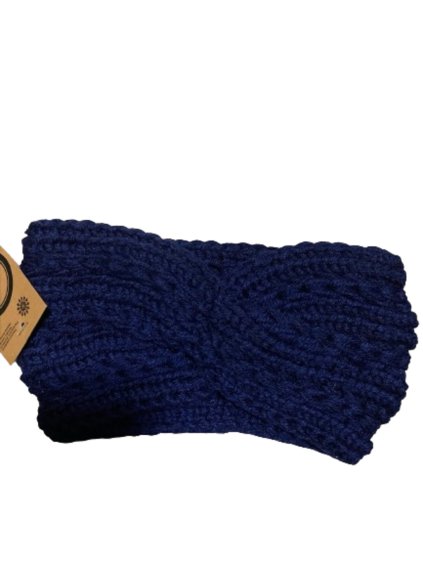 Čelenka pletená zimní dámská (ONE SIZE) SANDROU SAN23CWM-2122 (Velikost ONE SIZE, Barva červená cihlová)