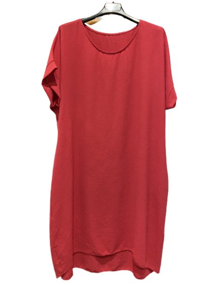 Šaty volnočasové krátký rukáv dámské nadrozměr (L/XL/2XL ONE SIZE) ITALSKá MóDA IM3238512/DUR (Velikost XL/2XL, Barva zelená)