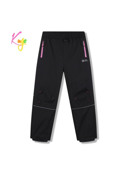 Dívčí slabé softshellové kalhoty Kugo HK5657