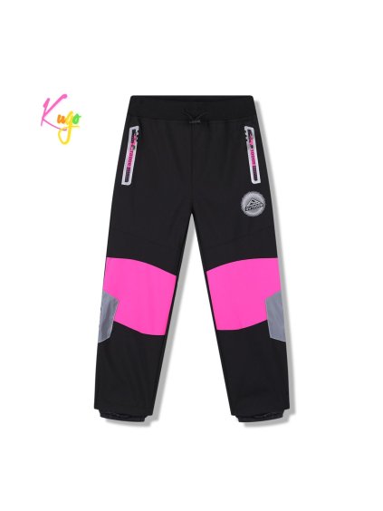 Dívčí slabé softshellové kalhoty Kugo HK5655