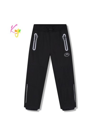 Dívčí a chlapecké slabé softshellové kalhoty Kugo HK5651