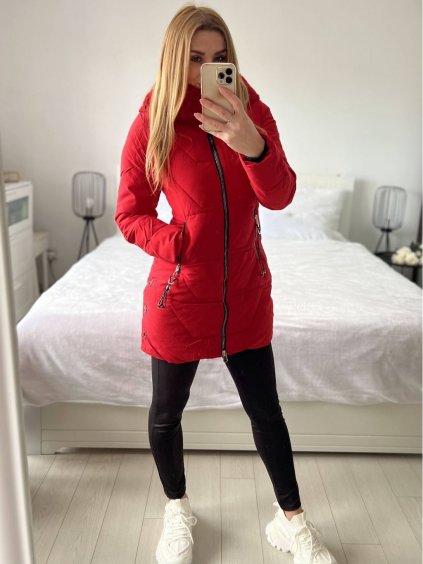 Kabát zimní dámský (S-2XL) POLSKÁ MóDA PMWC23R8165/DR