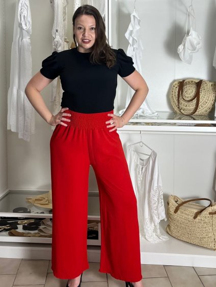 Kalhoty dlouhé oversize dámské (S/M/L ONE SIZE) ITALSKá MODA IM32419112/DU