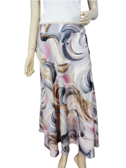 Sukně dlouhá dámská (S/M ONE SIZE) ITALSKÁ MÓDA IMM24M4187/DU (Velikost S/M/L, Barva Černá)