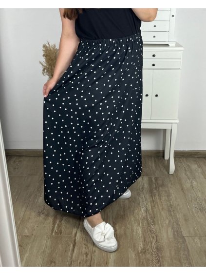 Sukně dlouhá  dámská (L/XL/2XL ONE SIZE) ITALSKÁ MÓDA IM424JUDITA/DR (Velikost XL/2XL, Barva bílá)
